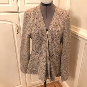 Anthropologie Rosie Neira Cardigan Gray/Lavender
